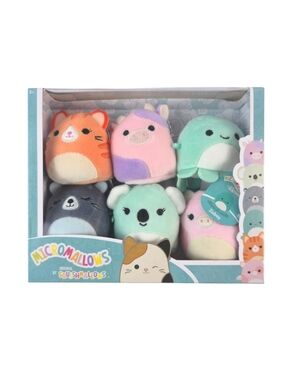 Micromallows, Original Squishmallows, Plush Mini Set - 6 pack